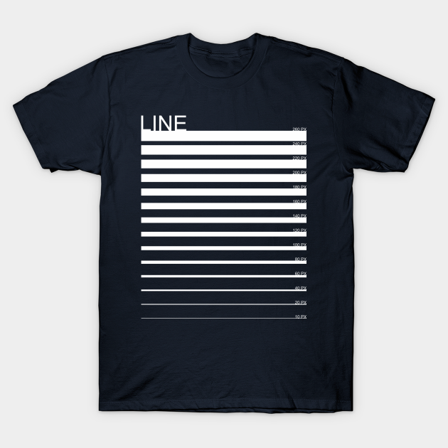 Line - Line Drawing - T-Shirt | TeePublic